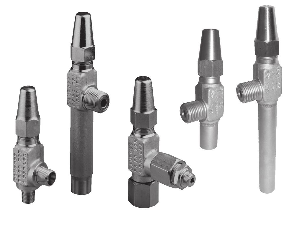 Data sheet Gauge valves, type and SNV-SS SNV-SS (extended branch) (manometer connection) SNV-SS (extended branch) Technical data Refrigerants Applicable to HCFC, non flammable HFC, R717 (Ammonia) and