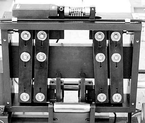 measuring - controlling - recording - automation - documentation MT A B P P SM H ST F R SF Strip width gauge VABM: Two measurement arms A and B have a folding mechanism to move the hard metal