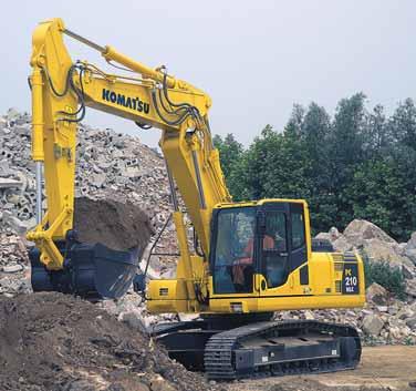 HYDRAULIC EXCAVATOR New ECOT3 engine PROTECTING THE ENVIRONMENT The new offers up to 10% fuel savings over Dash 7 machines With its newly developed Komatsu ECOT3 engine,
