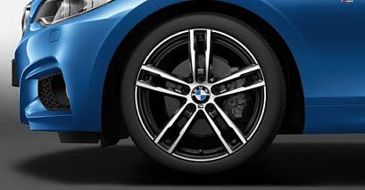 alloy wheels Double-spoke style 719 M Jet Black; other wheels available M Sport suspension, alternatively Adaptive M suspension BMW Individual high-gloss Shadow Line M designation on the