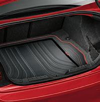 Precisely fitting protection against moisture and dirt in the front footwell.