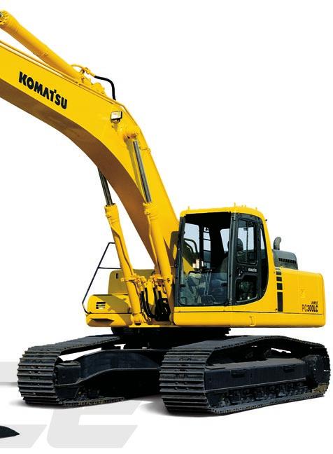 PC300LC-6 HYDRAULIC EXCAVATOR Advanced Monitor Features Self-diagnosis of 119 different problems.