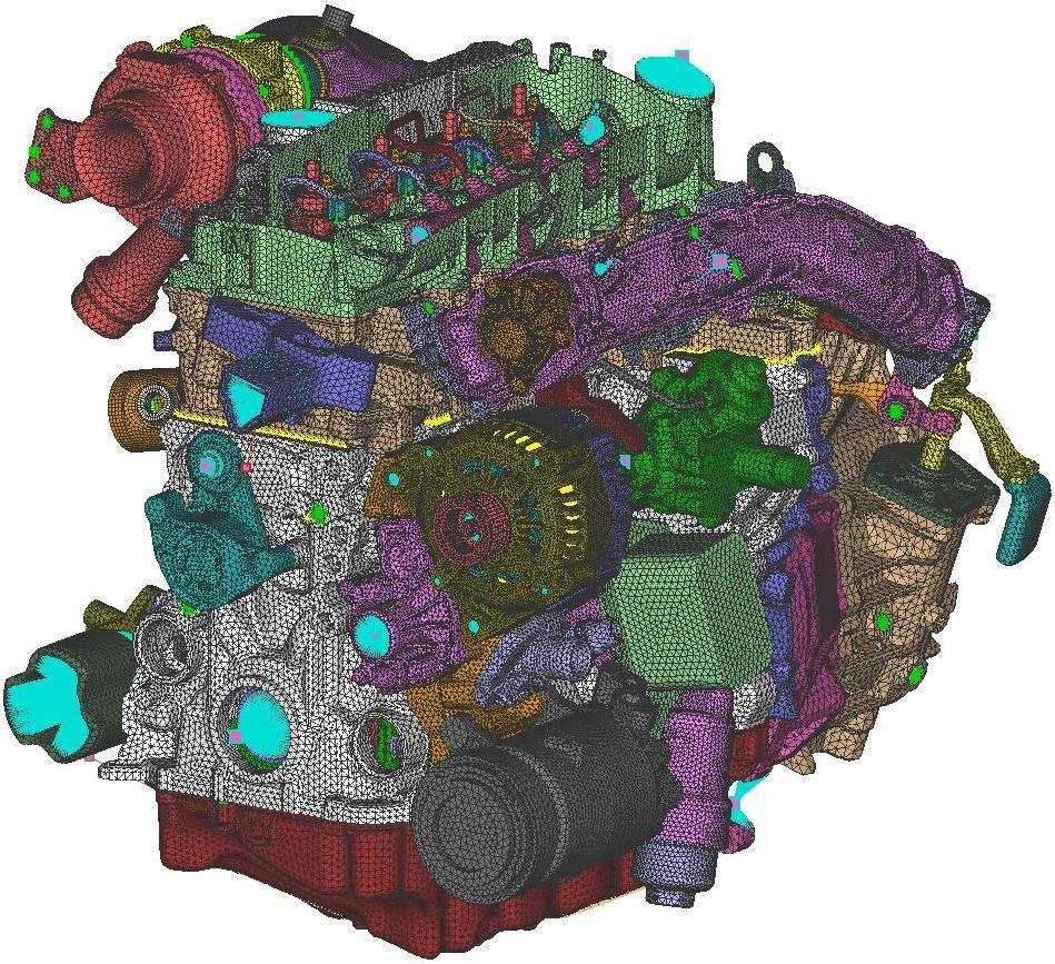 MODELING PROCESS AND APPLICATIONS (2) ENGINE GEARBOX ASSEMBLY MODELS The