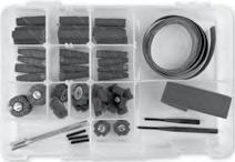 Professional Porting & Polishing Tools 48 Piece Deluxe Porting Kit Professional grade porting supplies Packed in a clear plastic storage case Incl. 48 Pc.