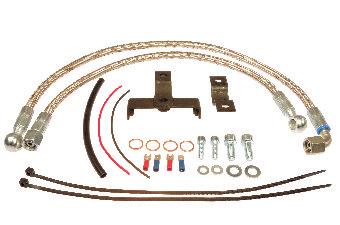 Special parts 105 Oil cooler relocation kit - Better protection