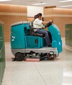 LOWER YOUR COST OF OWNERSHIP, USING INNOVATIVE CLEANING TECHNOLOGY THAT IS VERSATILE AND EASY TO MAINTAIN THE T16 HAS IT ALL LESS EXPENSIVE TO OPERATE AND MAINTAIN The T16, equipped with Tennant s