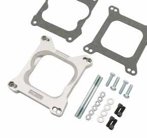 Gasket offers carburetor adapters that make intake, carburetor, or throttle body changes a snap and spacers to