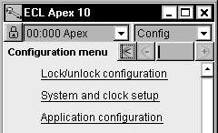 Set application type From factory the controller is not configured and the entire system must be set up to cover the demands of the actual system.