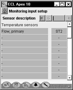 4. Select Monitoring input selection Select and describe sensors for monitoring according to your system application.