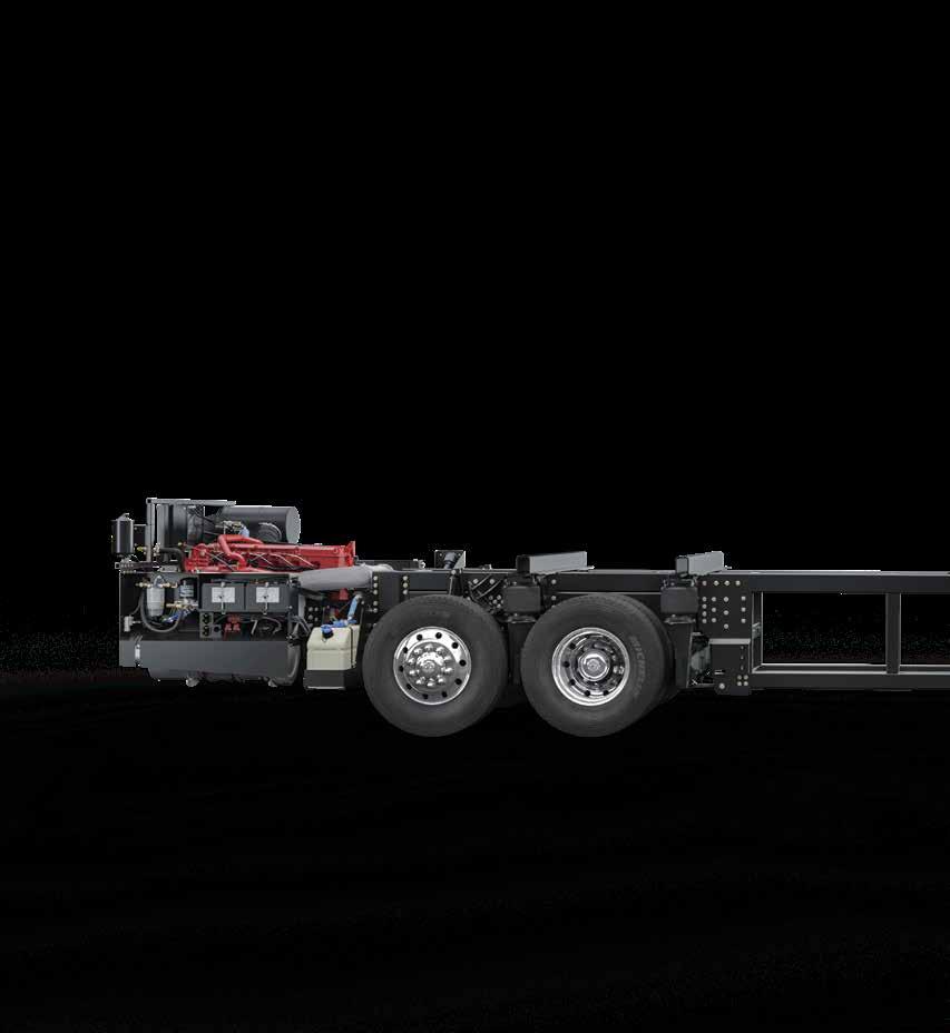 Self-Leveling Air Suspension for Simple Setup Electronic self-leveling air suspension provides an easy way to get your coach leveled