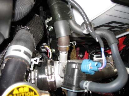 k) Install the AEM Dryflow filter on to the end of the intake pipe.