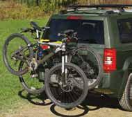 Carrier features quarter-turn installation and gas cylinder opening system. Mounts to Sport Utility Bars. 7.