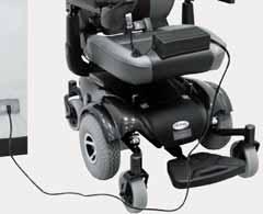 Be sure power switch is in OFF position and free-wheeling lever is in "D" position. Charging the batteries 1.Position HS-2850 power chair next to a standard wall outlet. 2.