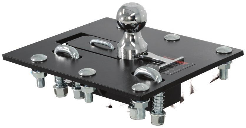 OVER-BED FOLDING BALL GOOSENECK HITCH Up to 30,000 lbs.
