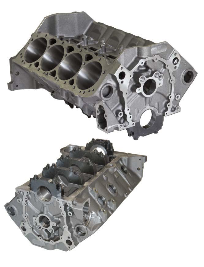 Small Block Chevy Cast Iron Blocks Upgraded version of the SHP for high rpm applications. Emphasis on racing use.