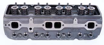 Small Block Chevy Cast Iron Cylinder Heads Recommended Manifolds: 42811000 SHP Dual Plane Head parts - see pages 45 & 88-98 Uses 3/8 screw-in rocker studs. 7/16 upgrade available.
