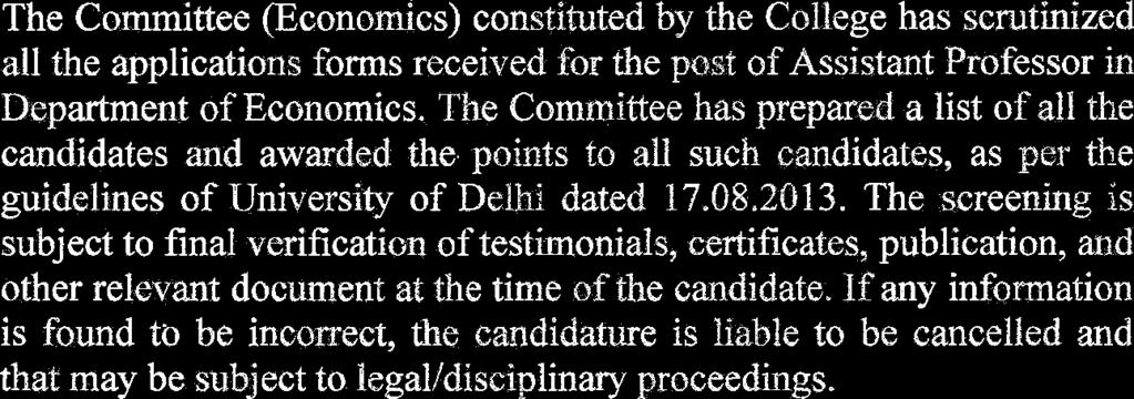 con~ as well as on the University of Delhi website.