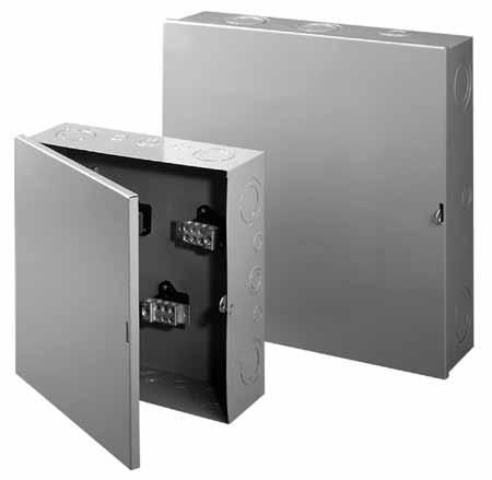 Splitter Box, Type 1 ContractorType 1: Canadian Cabinets and Splitters Canadian Splitters Features Various numbers and sizes of combination knockouts are provided on all four sides: see Knockout Size