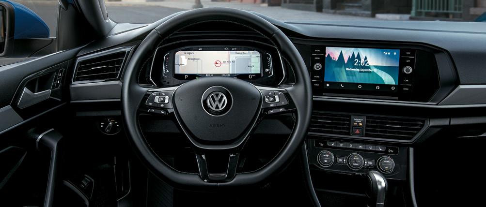 From streaming music to mobile apps, they can be accessed on the touchscreen.