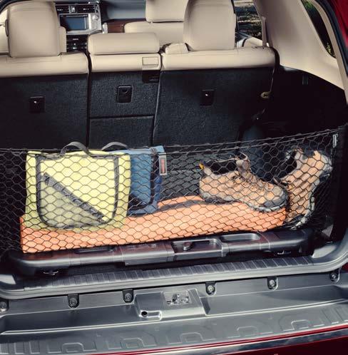 COVER 5 Keep your precious cargo away from prying eyes with this cargo cover, custom-designed specifically for the 4Runner s cargo area.