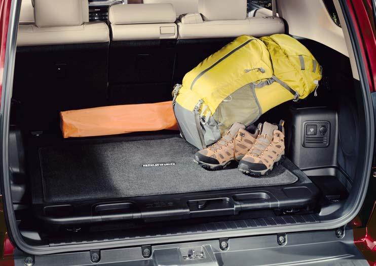 CARPET CARGO MAT 5 The ideal solution for helping keep the 4Runner's cargo area looking like new.