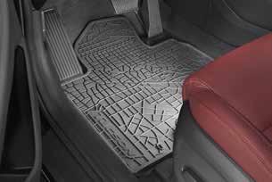 A Tucson city map and Tucson logo are moulded into the top surface of these durable mats. Matching trunk liner is also available.