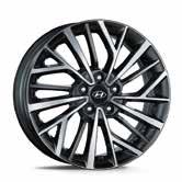 52910D7120PAC Steel wheel 17 17 ten-spoke steel wheel, silver painted, 7.0Jx17, suitable for 225/60 R17 tyres. Ideal for winter tyre use. Cap is included, original nuts can be used.