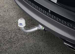The rear fog lamp of the vehicle is automatically switched off when a trailer is connected. Protected by a waterproof housing for the 13-pole socket, the system manages all modern caravan functions.