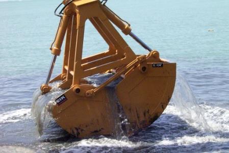 Clamshell buckets are commonly used in dredging, excavation or material handling, however, each application has its unique characteristics and has to be designed optimally for maximum efficiency.