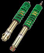 the rear axle shock, which allows 5 different height positions. Also prices can differ because of different damping options /N with a fixed damping set up and with hardness adjustment options.