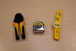 INSTALLATION EQUIPMENT To perform a typical installation you will need to use the following types of equipment: Safety Goggles and Rigger Gloves Spirit level, tape measure Drillbits: - 8mm masonary