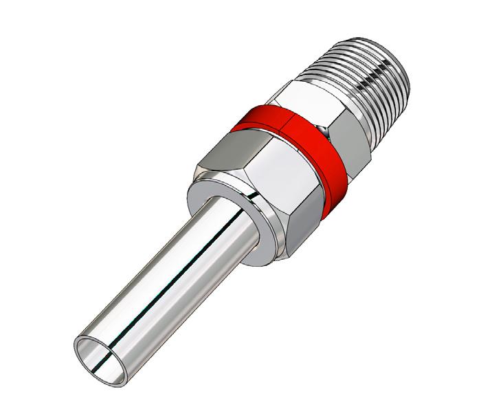 Example : SUI-8-SS (Union 1/2" + Tightening inspection device) Difficulties in installation existing Tube Fittings Difficult to check 1-1/4 turns Use Inspection Gap Gauge to ensure sufficient pull-up