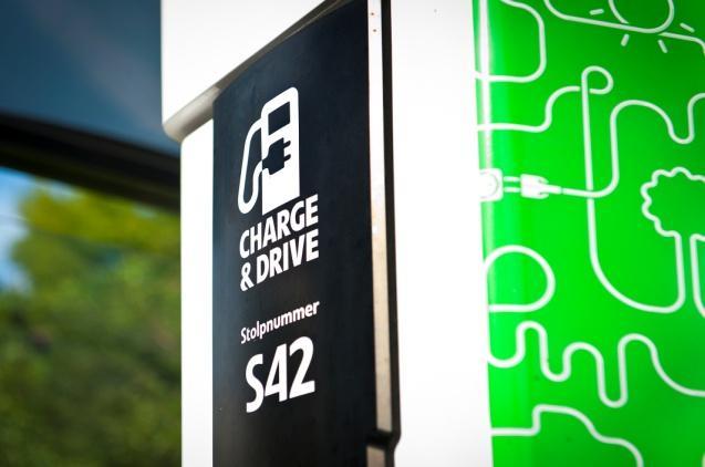 The operator may charge for the service. The price in Stockholm is currently between 0.20-0.25 /minute with no special parking fee for the fast chargers.