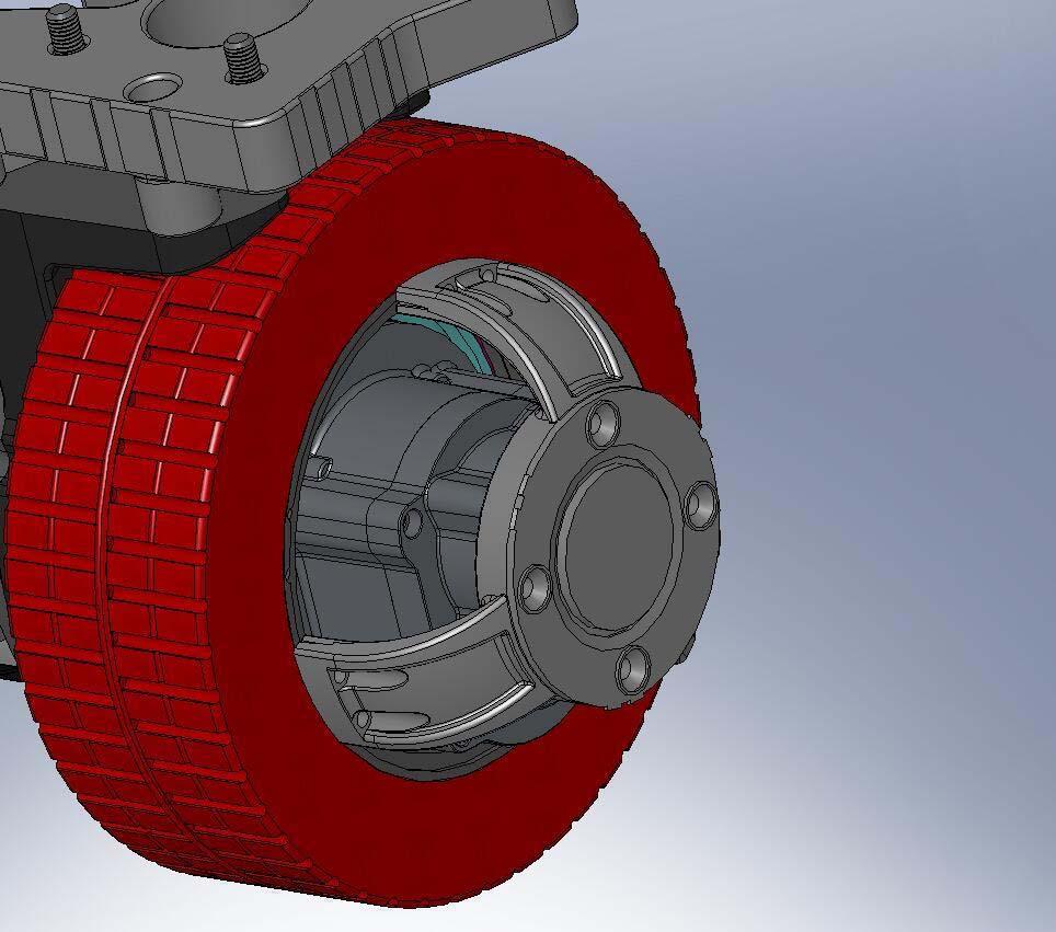 Check the position of the hub with the inner disc during mounting using