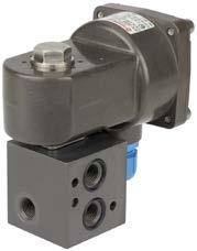00 standard flow valve, / Direct solenoid actuated poppet valve > > Standard flow range (0 l/min) > > Main application: Single acting actuators in intrinsically safe circuits > > TÜV-approval based