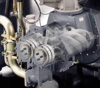 Application examples Screw compressors Bearings in twin screw compressors must accommodate axial and radial loads while
