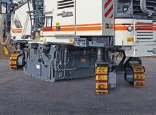 ISC gaining ground quickly with outstanding manoeuvrability The four track units feature large steering angles to enable amazingly small turning circles.