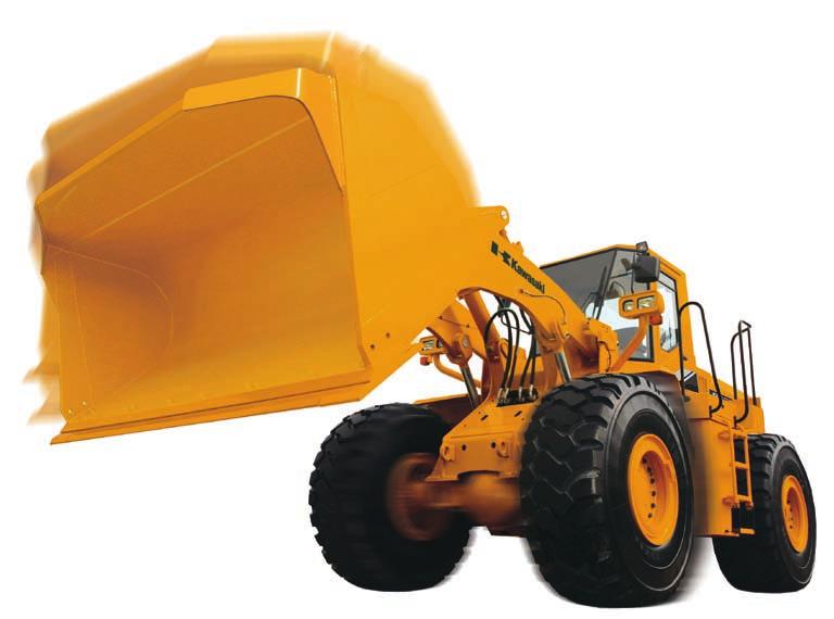 WHEEL LOADER Direct-injection, turbocharged 192kW(257hp) engine Operating weight 24ton, Bucket capacity 3.4-4.