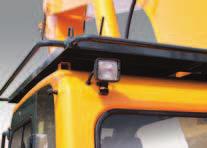 And the work lamps on the cab improved operator convenience at night