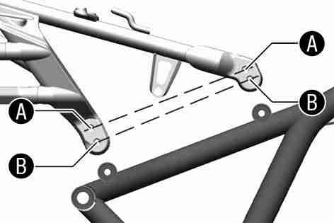 » If the cables restrict the freedom of movement of the steering: Correct the cable routing. When fitting the spacers, carry out these steps in the same way.
