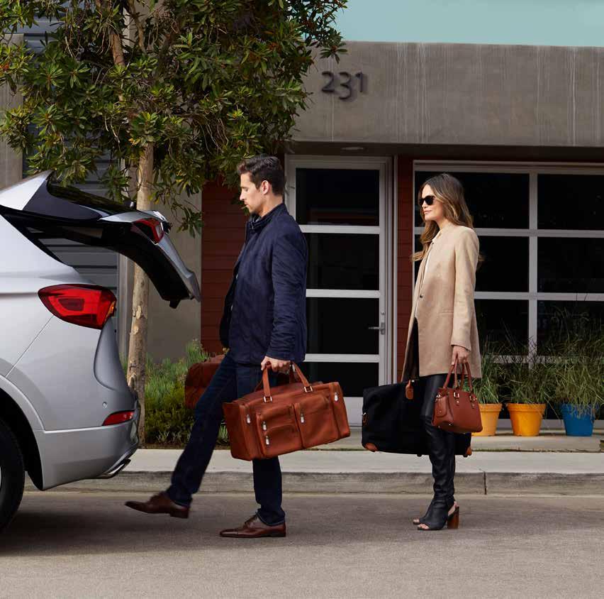 VERSATILITY 60/40 REAR SEATS Envision gives you the flexibility to carry combinations of people and cargo.