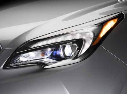 From its bold grille to LED-accented headlamps and low-profile LEDenhanced tail lamps, the Envision design is elegant,
