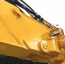 PC450-8 H YDRAULIC EXCAVATOR QUICK CONNECTION SYSTEM Hydraulically assisted boom connection The machine features a Komatsu designed hydraulic boom release system.