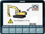 PC450-8 H YDRAULIC EXCAVATOR EFFECTIVE FUEL MANAGEMENT Working modes E P Fuel priority E mode Work priority P mode Two established work modes are further