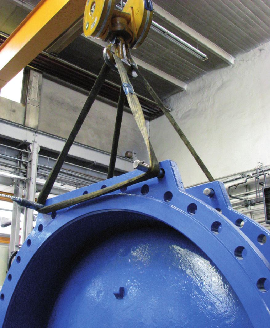 As shown in Picture 3, they can be used to lift the VAG EKN Butterfly Valve.
