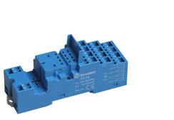 55 94 Sockets and accessories for 55 series relays 94.54 pprovals 094.91.3 Screwless terminal socket 35 mm rail (EN 60715) mount 94.54 (blue) For relay type 55.32, 55.