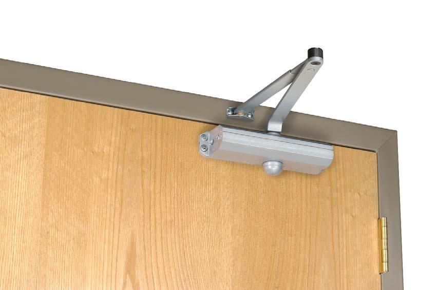 Heavy Duty Arms Aluminum Closers Cushion Stop Arm (CA)» Protects door and frame