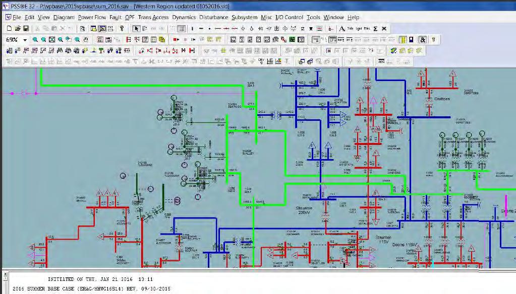 MODELING REQUIRED FOR SYSTEM RELIABILITY Multiple powerflow models are created to analyze how a power