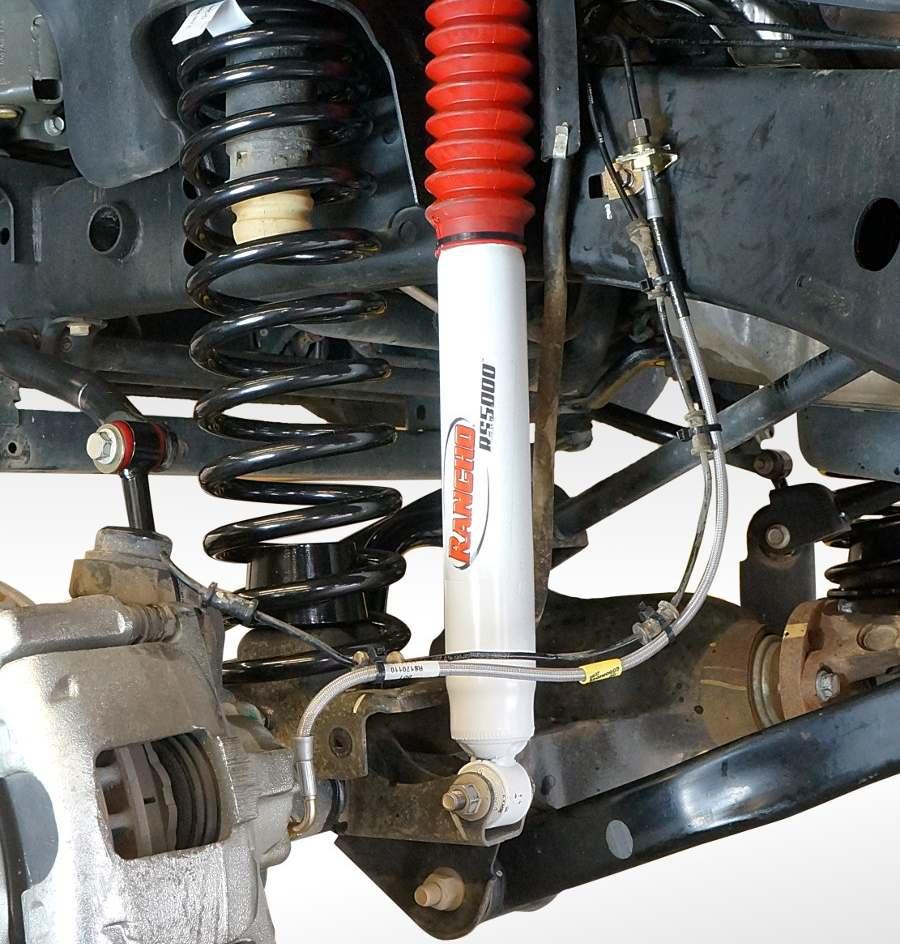 BRAKE HOSE REPLACEMENT NOTE: To keep the brake bleeding process to just the front brakes, do not allow the brake fluid to drain completely from the master cylinder reservoir.