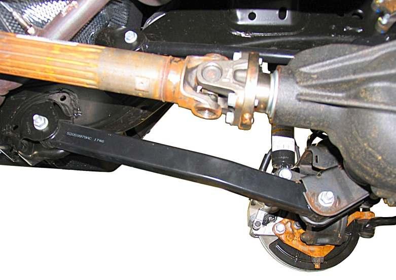CONTROL ARM REPLACEMENT 1) Adjust Rancho upper control arms RS881002B to 19 from center to center of mounting holes.
